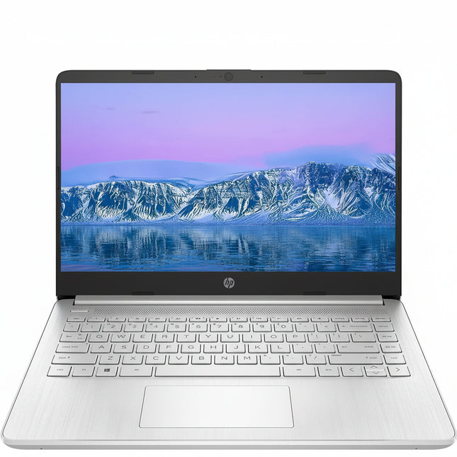 HP Newest 14" Business Laptop,Intel Celeron N4120,Up to16GB RAM,384GB Storage(128GB eMMC+256GB Micro SD),1Year Office 365,Silver