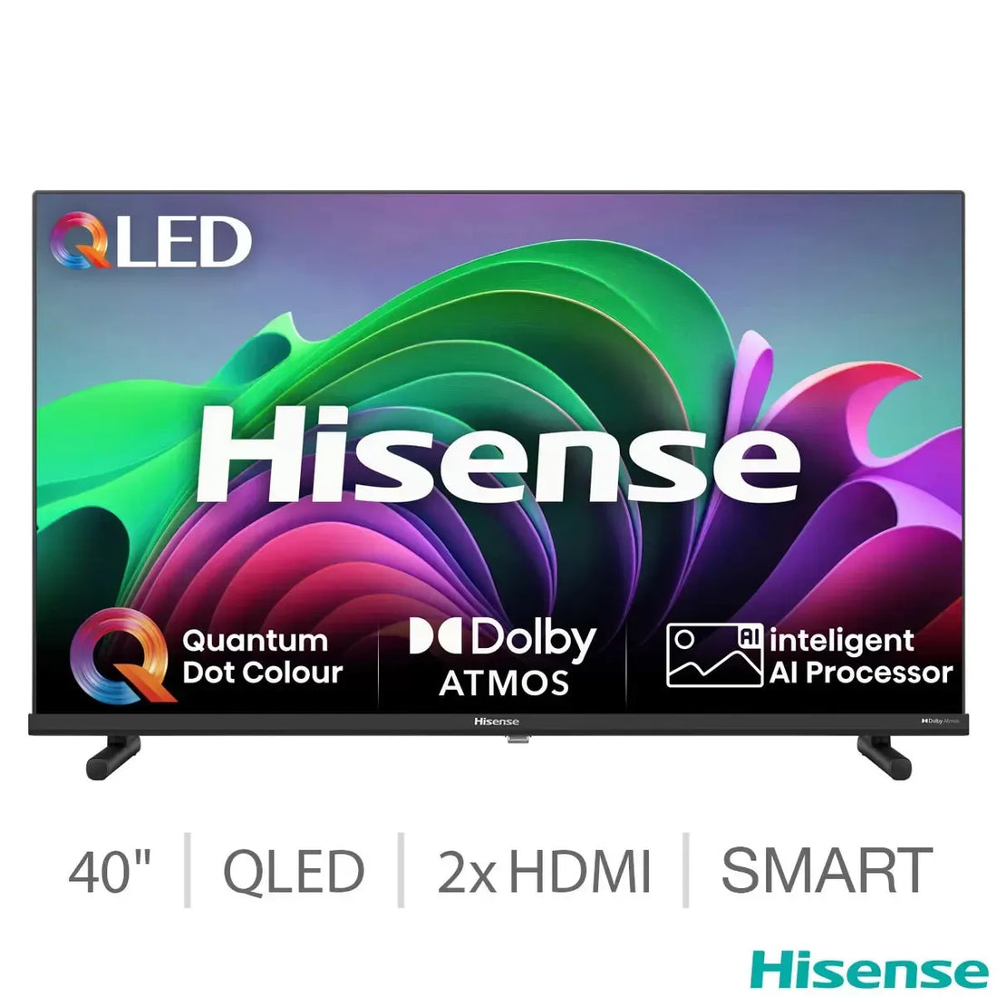 Hisense Smart TV 40E5NQTUK 40" Ultra HD HDR QLED Full HD - Munawar Tech