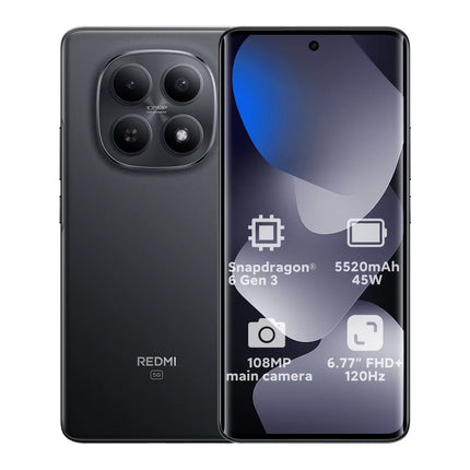 Xiaomi Redmi Note 15 5G Smartphone 6.77-inch 120Hz AMOLED Display 108MP Camera 5520mAh Battery 45W Fast Charging