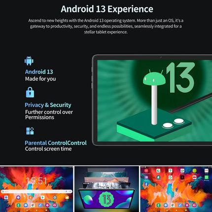BDF i17 10.1-inch Android 13 4G Tablet 128GB product image 2