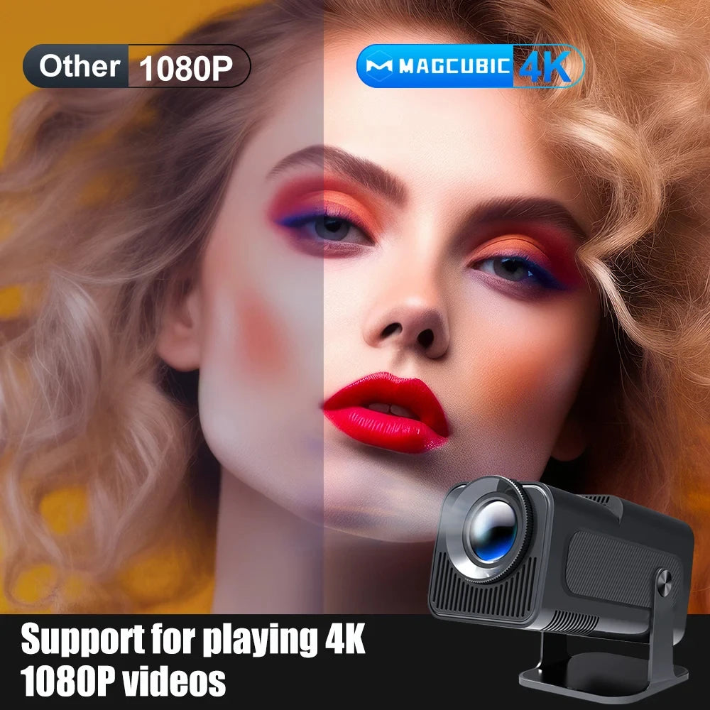 Magcubic Android 11 390Ansi Hy320 Projector 4K Native 1080P Dual Wifi6 Bt5 0 Cinema Outdoor Portable Projetor Upgrated H product image – Munawar Tech