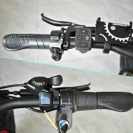 DEEPOWER S8Advance 3500W 48V 60A All-Terrain Electric Bicycle for Adults - Mountain, Snow, and Desert Riding