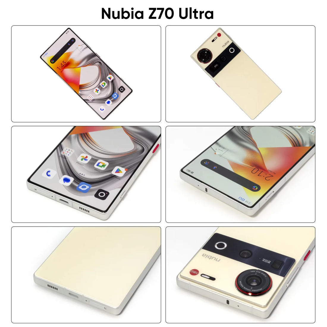 Nubia Z70 Ultra NX733J 5G Global Version Snapdragon 8 Elite 6.85" 144Hz AMOLED Display 6150mAh 80W Fast Charge IP69