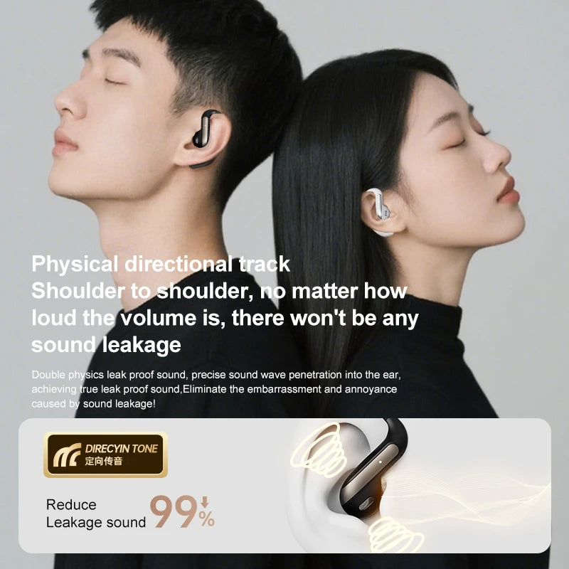 Xiaomi Smart AI Translation Headset Stereo Sound Semi-in-ear Air Conduction True Wireless Sports Long-lasting Bluetooth Headset