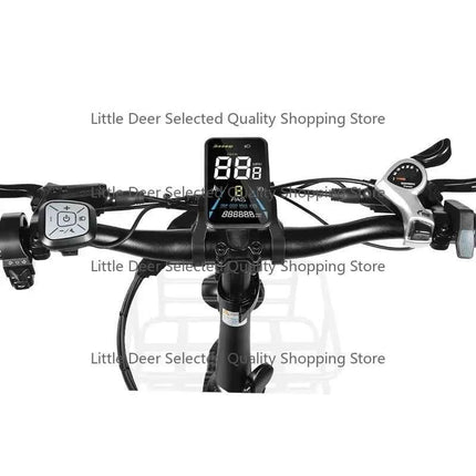 Samebike 09-2 Hybrid Electric Mountain Bike Comfortable Folding 500W Motor Power 48V Frame Battery Steel Material    Tires