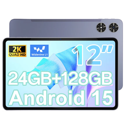 SVITOO P108 12-inch 2K Android 16 Tablet – 30GB RAM, 128GB Storage, 8800mAh Battery