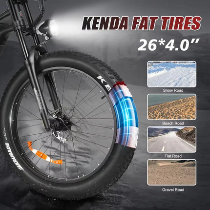 SAMEBIKE RS-A08-II Electric Bicycle: Powerful 1000W Ebike for Exciting Mountain Adventures