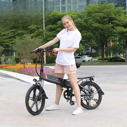 Overseas Warehouse City E Bike 48v 350w 20inch Foldable Ebike Mechanical Disk Brakes SAMEBIKE Folding Electric Bike