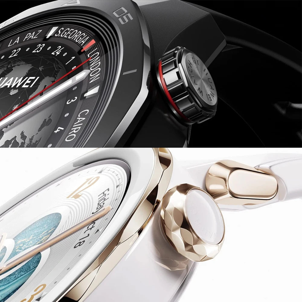 HUAWEI Watch GT5 Pro Smartwatch Global Version, Ceramic and Titanium, compatible with iOS and Android