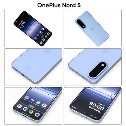 OnePlus Nord 5 Global Version Smartphone 50MP LYT-700 Camera 1.5K AMOLED Display 144 Hz Snapdragon 8S Gen 3 OxygenOS 15 - Munawar Tech