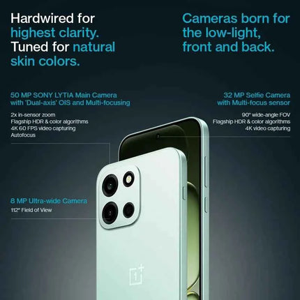OnePlus Nord 6 Global Version Snapdragon 8s Gen 4 165Hz 1.5K AMOLED Display 50MP Sony Main Camera