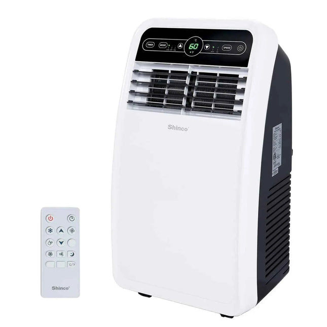 Shinco 8,000 BTU Portable Air Conditioner, AC Unit with Built-in Cool, Dehumidifier & Fan Modes for Room up to 350 sq.ft