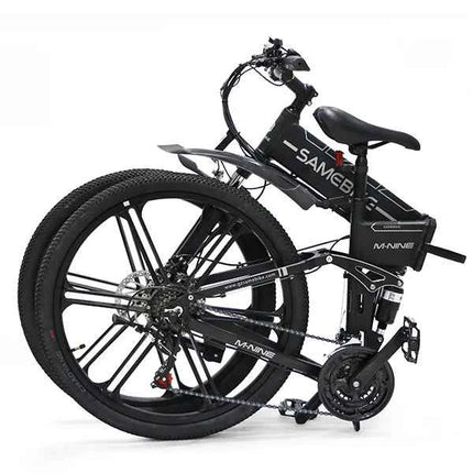 SAMEBIKE OEM 26inch Full Dual Suspension  Bike 500W Motor Mountain Ebike
