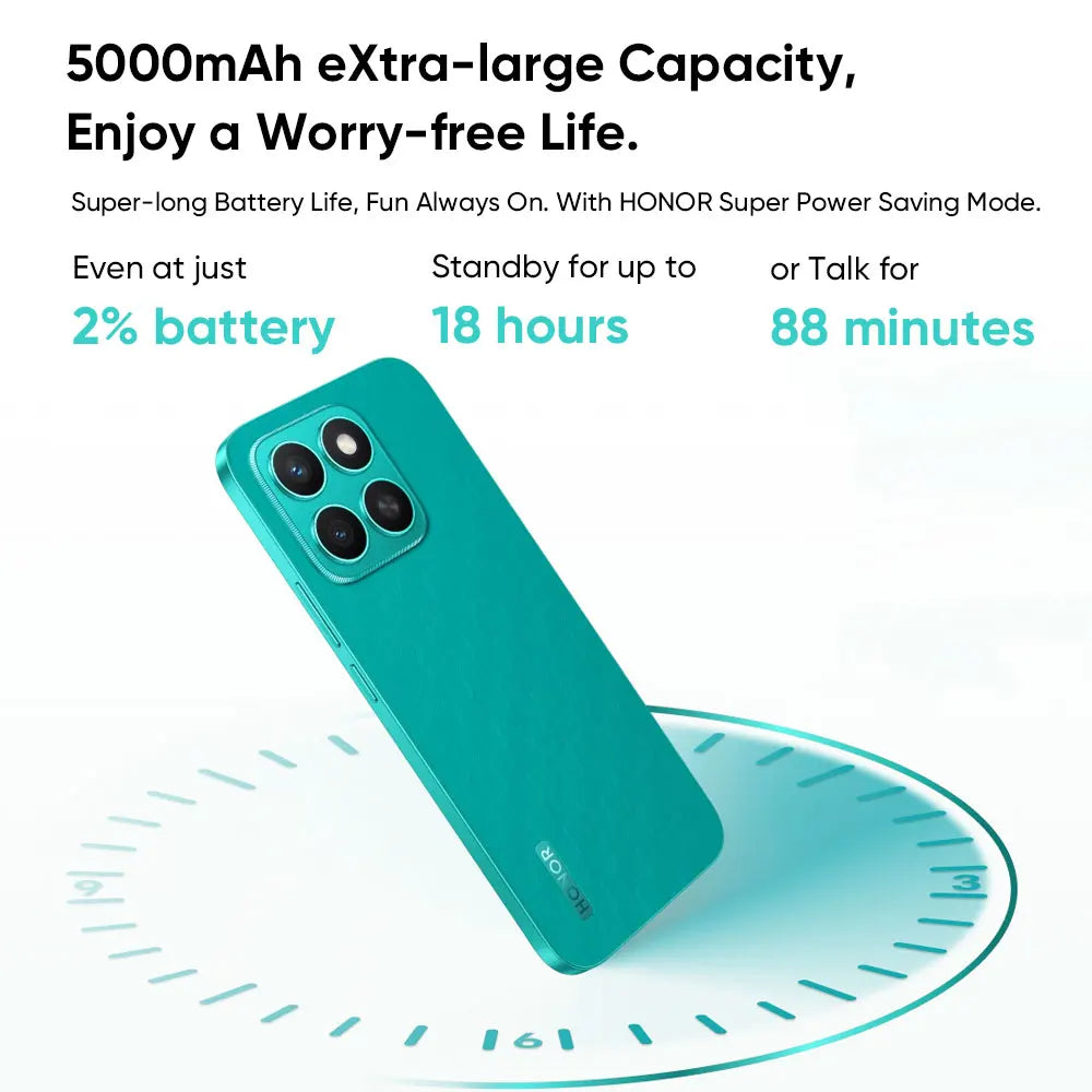 HONOR X8c Global Version Snapdragon 685 6.7'' AMOLED 120Hz Display 5000mAh Battery 108MP Camera 35W Super Charge