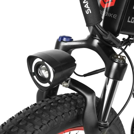 SAMEBIKE Integrated Lithium Battery Power Supply Folding Ebike 26 Inch Adult Mountain Electric Bike