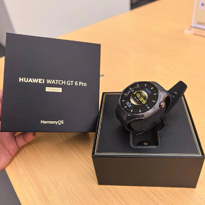 Huawei Watch GT 6 Pro 46mm Smartwatch Long Battery Life AMOLED Display for iOS Android - Munawar Tech