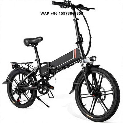 Overseas Warehouse City E Bike 48v 350w 20inch Foldable Ebike Mechanical Disk Brakes SAMEBIKE Folding Electric Bike