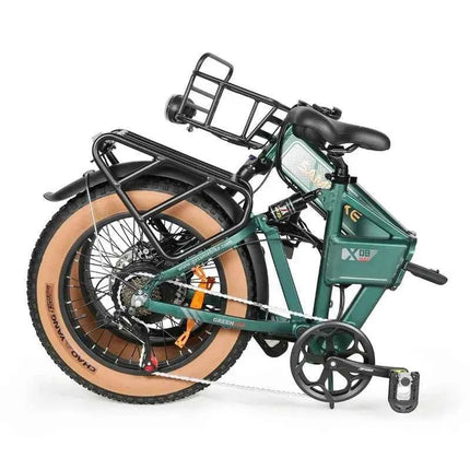 Samebike 09-2 Hybrid Electric Mountain Bike Comfortable Folding 500W Motor Power 48V Frame Battery Steel Material    Tires