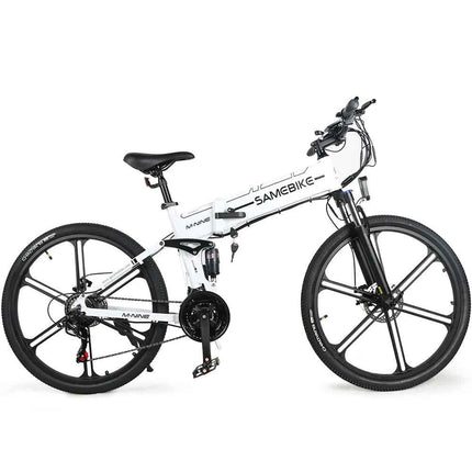 SAMEBIKE OEM 26inch Full Dual Suspension  Bike 500W Motor Mountain Ebike