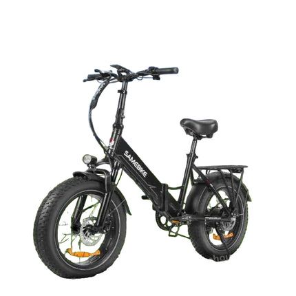 Ebike New Model SAMEBIKE LOTDM200 750W 48V 13AH Removable Battery, 20-inch Tires, Color Display, City Commuter E-Bike.