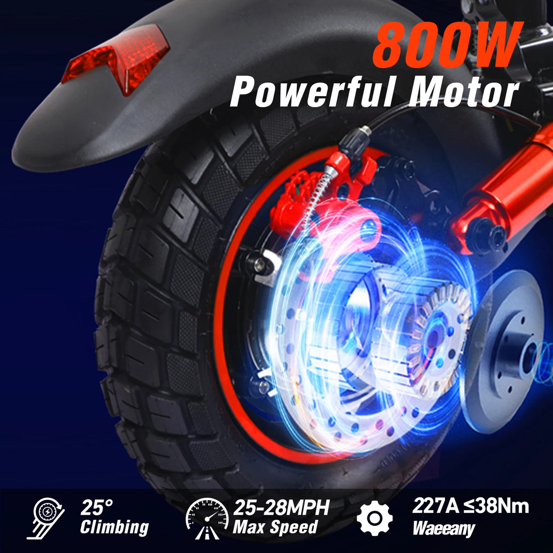 FREEBOY E-Scooter 800W Motor 48V15AH Battery Max Speed 45KM/H Electric Scooter 10 InchTire DUAL HYDRAULIC BRAKES Adult E-scooter