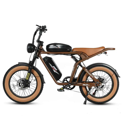 SAMEBIKE M20-III Dual Motor Dual Battery Fat Tire Electric Bike 2000W 20x4.0 All Terrain Ebike 48V 18AH Dual Removable Batteries Hydraulic Disc Brake Full Suspension For Adults