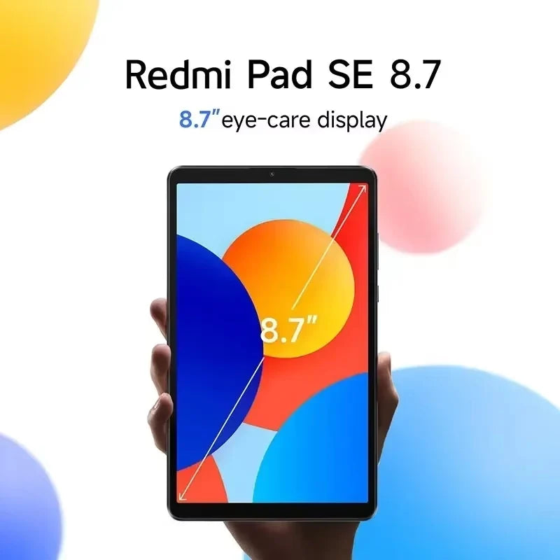 Xiaomi Redmi Pad SE Global Version 8.7" 64GB MediaTek Helio G85 90HZ 8.7" Screen 6650mAh Android U Tablet Mi Pad