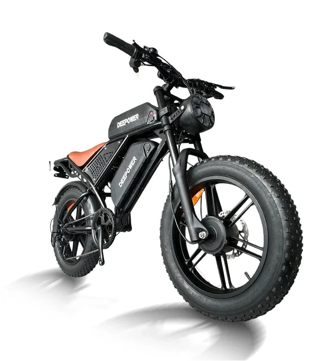 DEEPOWER S8Advance 3500W 48V 60A All-Terrain Electric Bicycle for Adults - Mountain, Snow, and Desert Riding