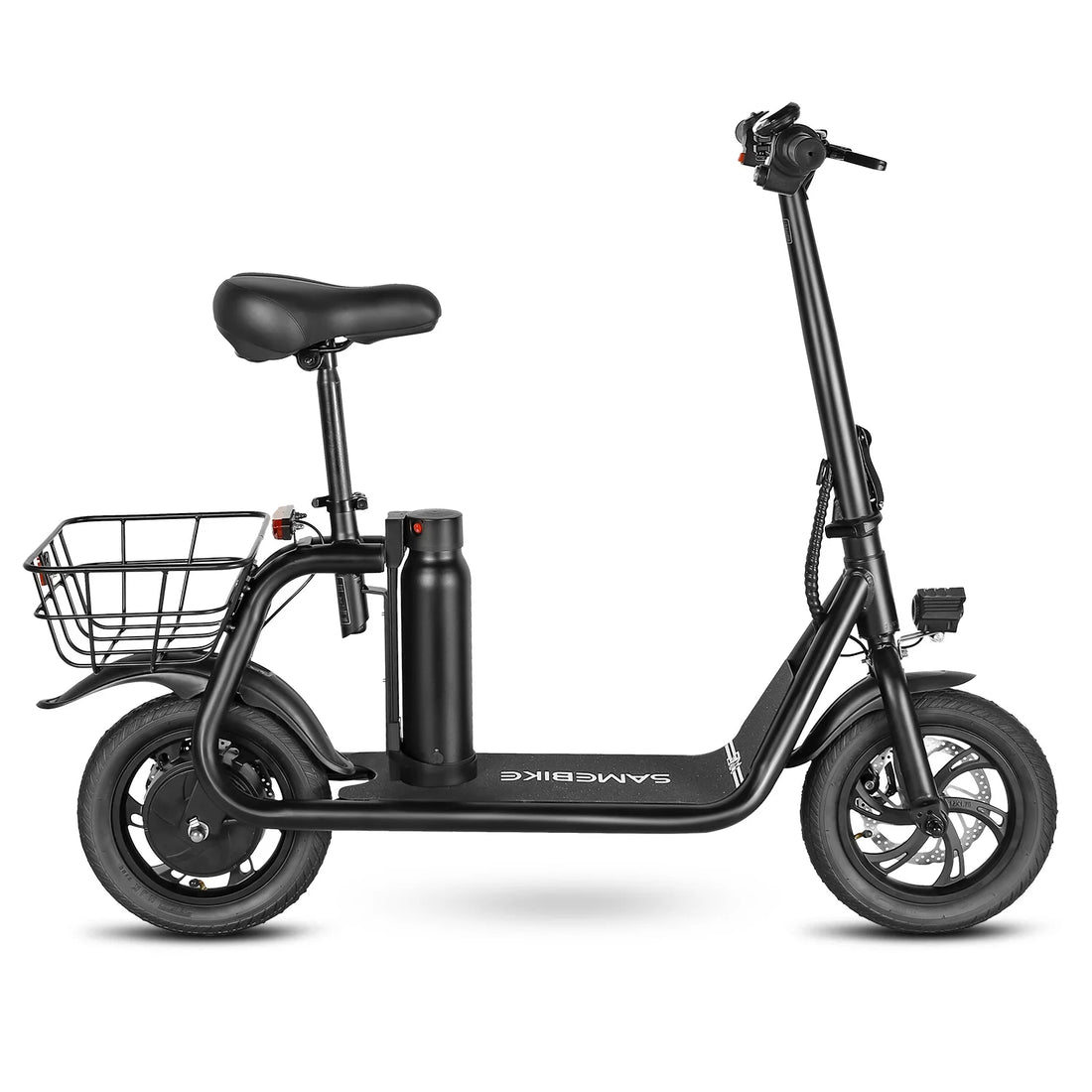 Samebike SM-CO1 adult electric bike 350W city ebike 36V7.8AH 12 inch commuter E-bike