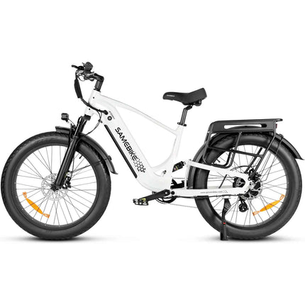 SAMEBIKE Storm Off-Road Electric Mountain Bike 1800W 26x4.0 Wide Fat Tire E-Bike 48V 20AH Removable Lithium Battery Dual Suspension for Adults