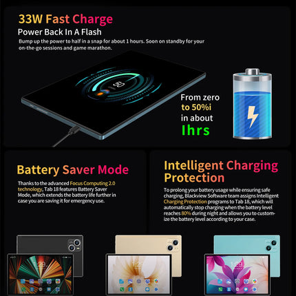 BDF 10.1-inch Android 11 3G Dual SIM Tablet 64GB product image 6