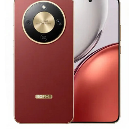 Honor X9d 5G smartphone with specifications on a white background