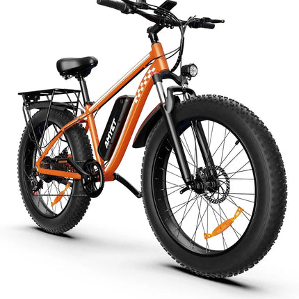 AMYET Electric Fat Tire Bike EB26 - 1500W 48V 15AH e-Bike, 26" Mountain Bike, 31mph Electric Dirt Bike for Adults