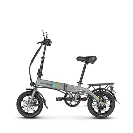 Samebike 14*1.95 Inch High Carbon Steel Single Speed 250w300D 36v 7.8Ah Internal Lithium Battery Foldable Unisex City Ebike