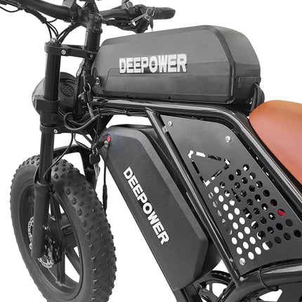 DEEPOWER S8Advance 3500W 48V 60A All-Terrain Electric Bicycle for Adults - Mountain, Snow, and Desert Riding