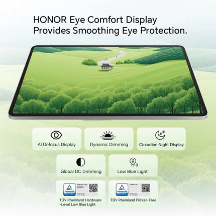 HONOR Pad 10 12.1" 2.5K Eye Comfort Display Tablet | WiFi | 10100mAh Battery | MagicOS 9.0