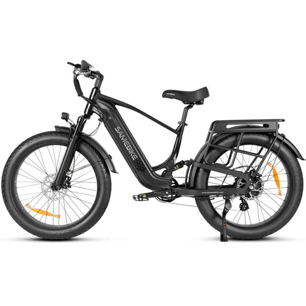 SAMEBIKE Storm Off-Road Electric Mountain Bike 1800W 26x4.0 Wide Fat Tire E-Bike 48V 20AH Removable Lithium Battery Dual Suspension for Adults