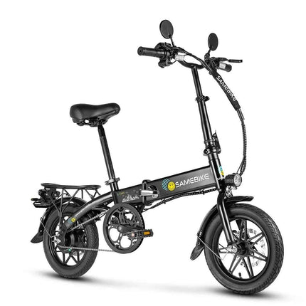 Samebike 14*1.95 Inch High Carbon Steel Single Speed 250w300D 36v 7.8Ah Internal Lithium Battery Foldable Unisex City Ebike
