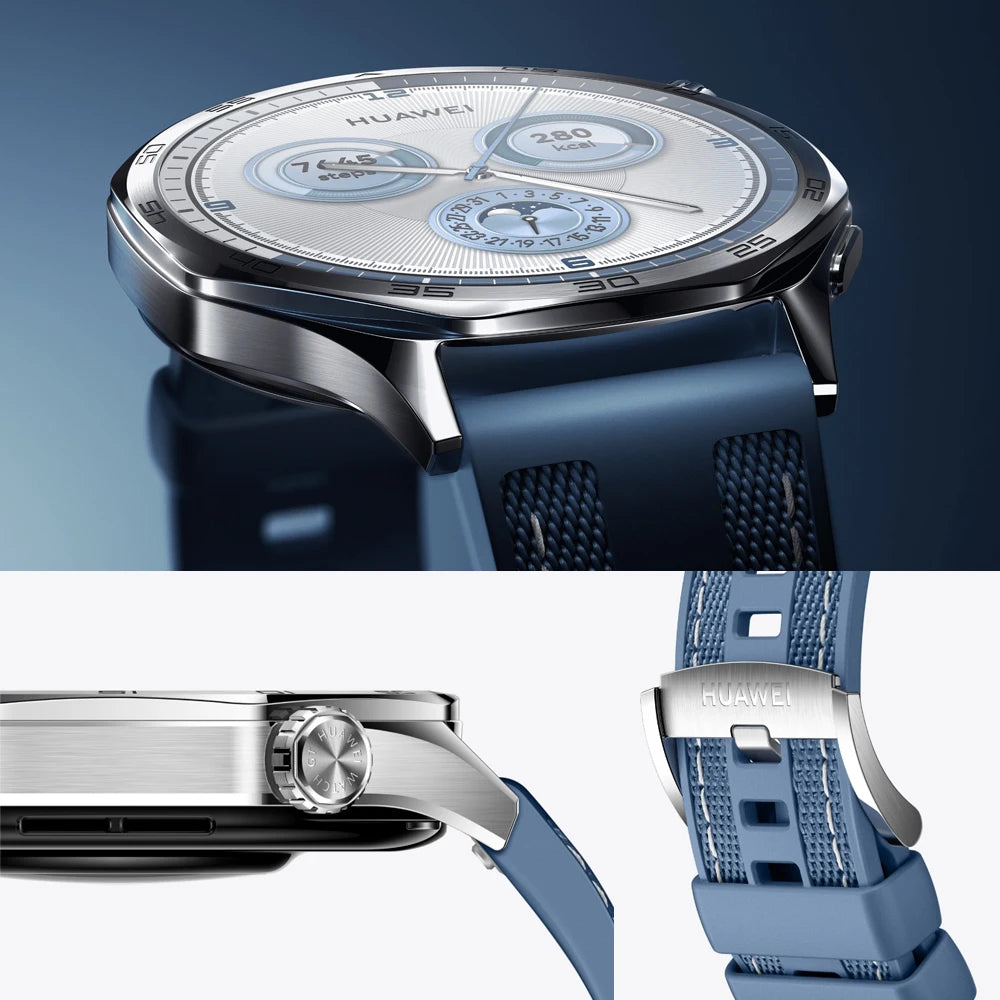 Huawei Watch GT5 Smartwatch Global Version, Buit-in Map, Replay Message, compatible with iOS and Android