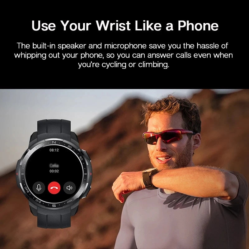 Honor Watch GS pro Global Version Smartwatch for Men - SpO2 Heart Rate Monitoring 5ATM Waterproof Bluetooth Call Capable
