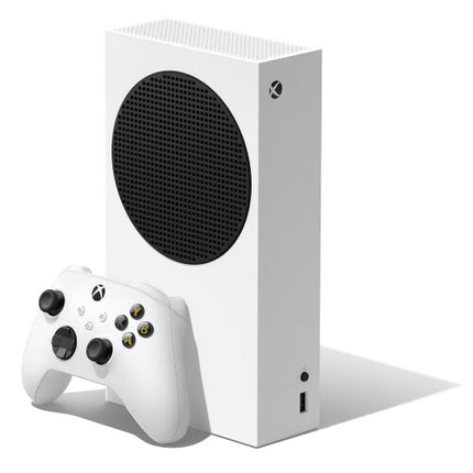 Microsoft Xbox Series S 512GB all-digital console in white with controller