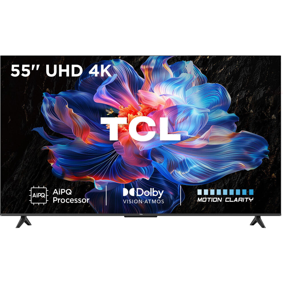 TCL V6C 55" 4K Ultra HD Smart Google TV [2025] – Crisp, Immersive, and Responsive - Munawar Tech