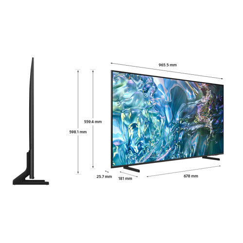 Samsung 43" Q60D QLED 4K, Powered by Quantum Dot, Quantum HDR, Object Tracking Sound Lit, Gaming Hub, DUAL LED - Munawar Tech