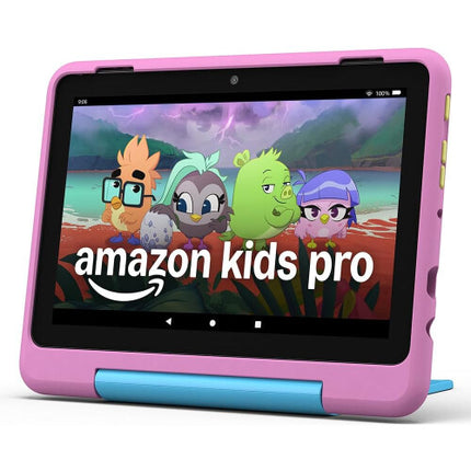 Amazon Fire HD 8 Kids Pro 32GB tablet 2024 with Jungle Cat case