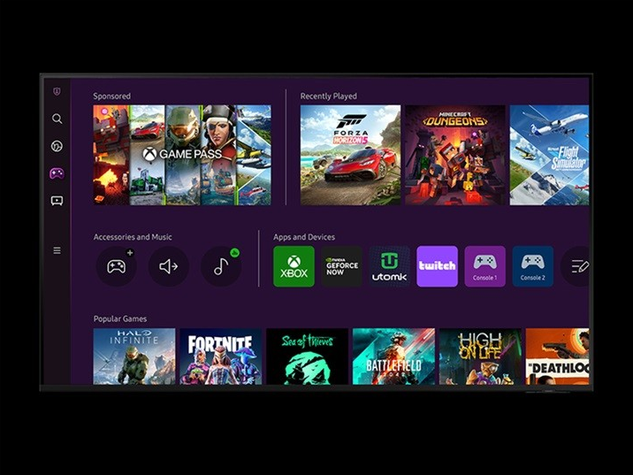 Samsung 43" Q60D QLED 4K, Powered by Quantum Dot, Quantum HDR, Object Tracking Sound Lit, Gaming Hub, DUAL LED - Munawar Tech