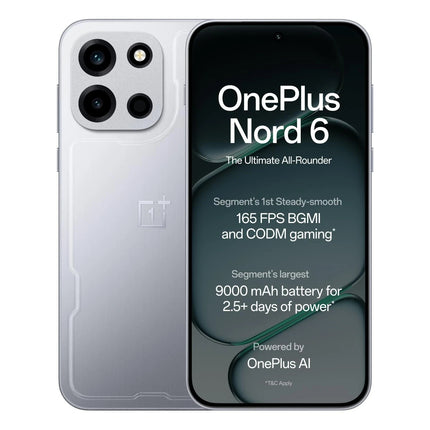 OnePlus Nord 6 256GB 8GB Quick Silver – New product image